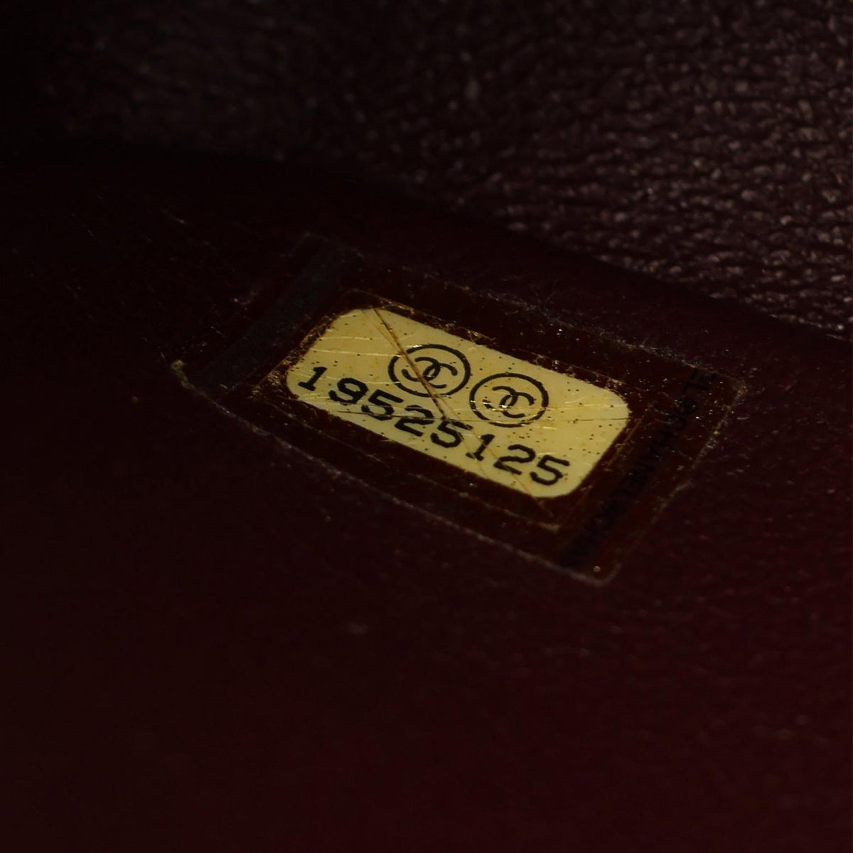 Chanel CC Quilted Lambskin Diamond Full Flap