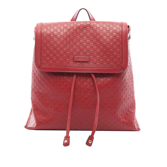 Gucci Microguccissima  Backpack — Red