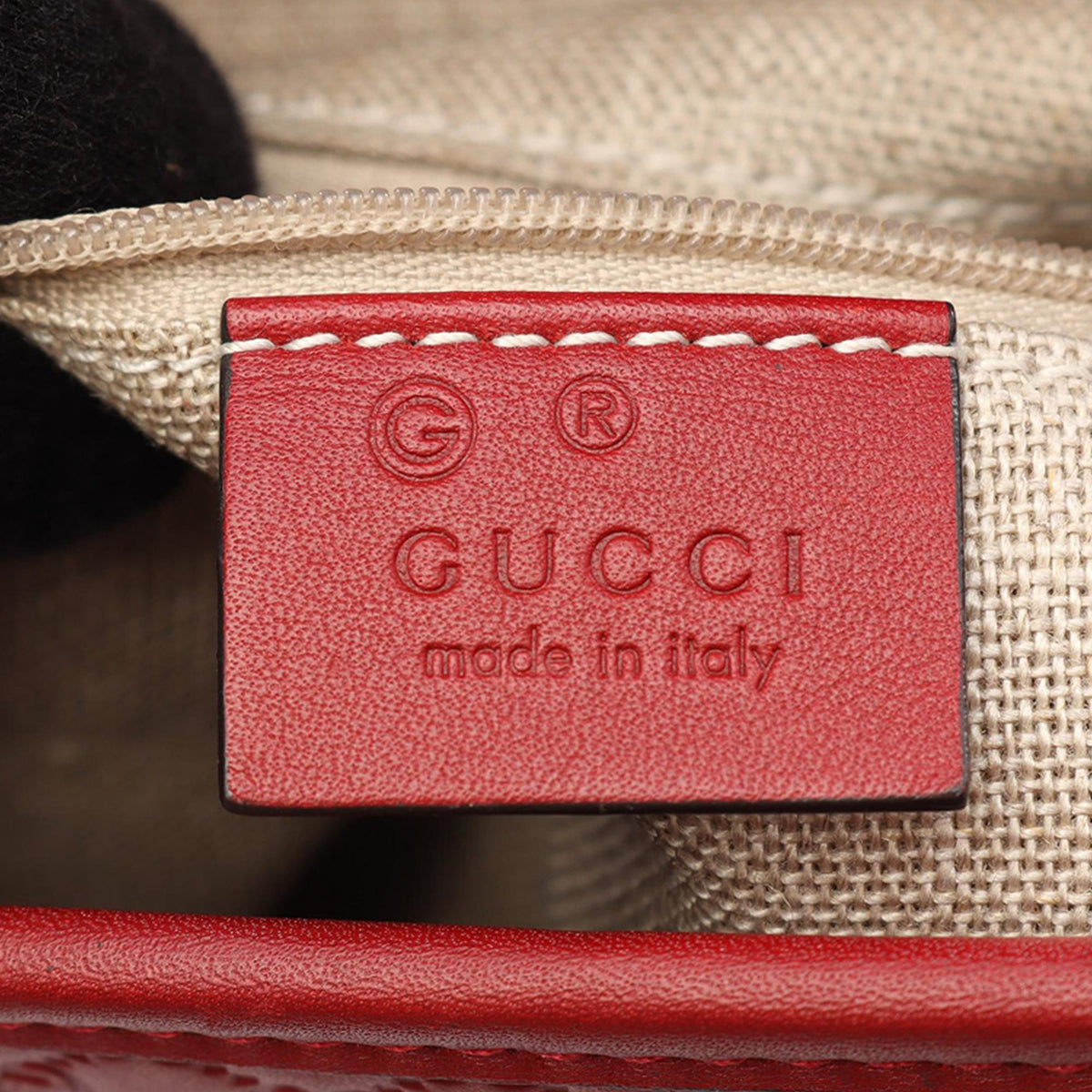 Gucci Microguccissima  Backpack — Red