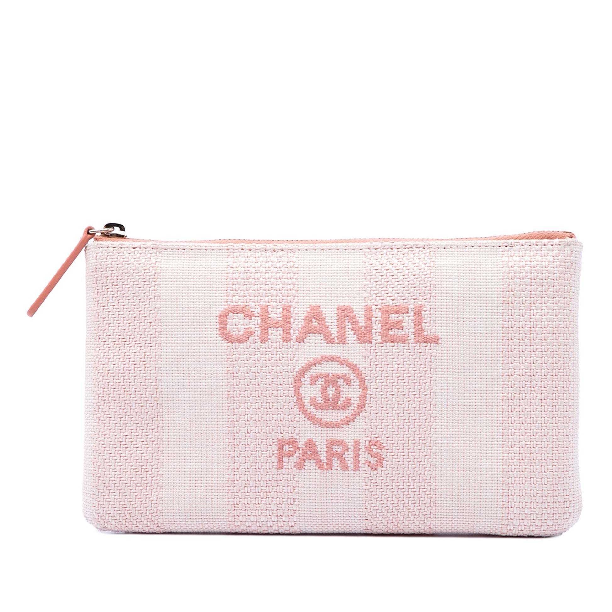 Chanel Small Raffia Deauville O Case Clutch
