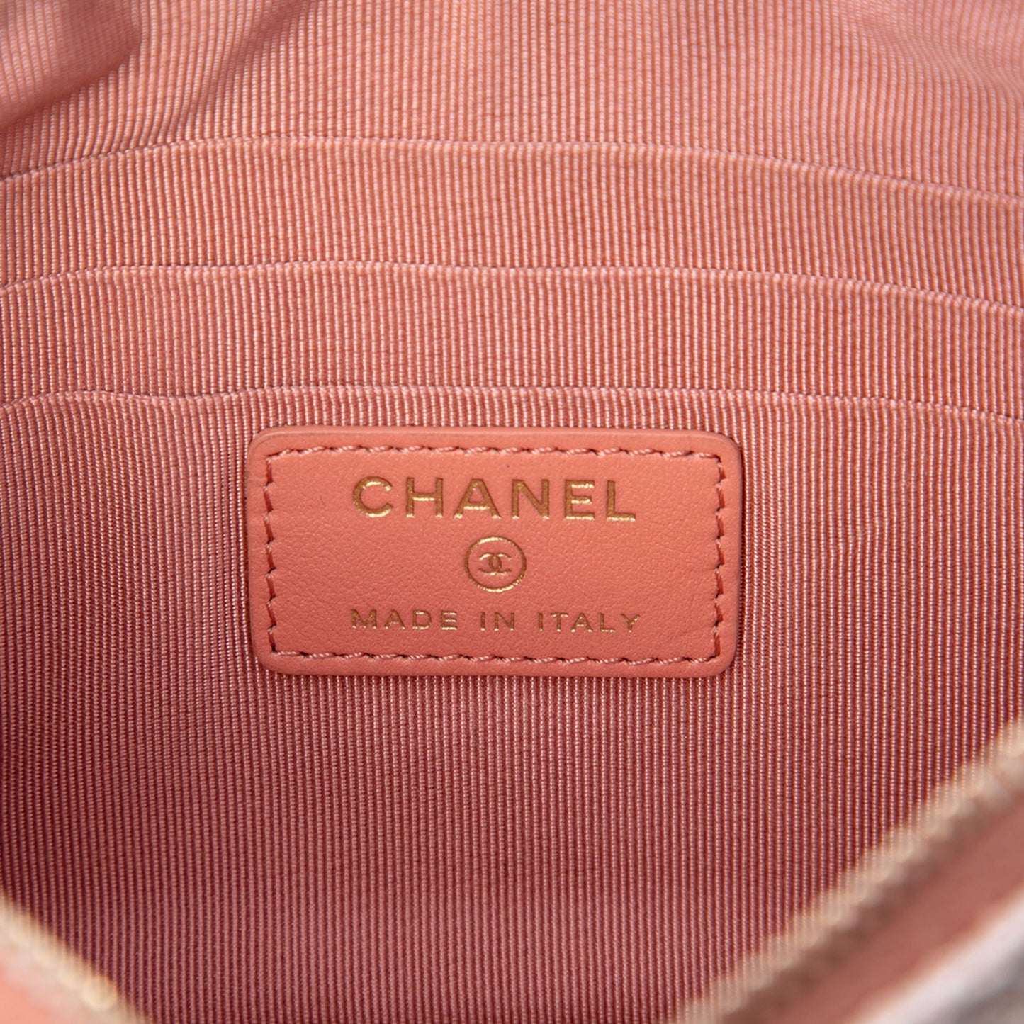 Chanel Small Raffia Deauville O Case Clutch