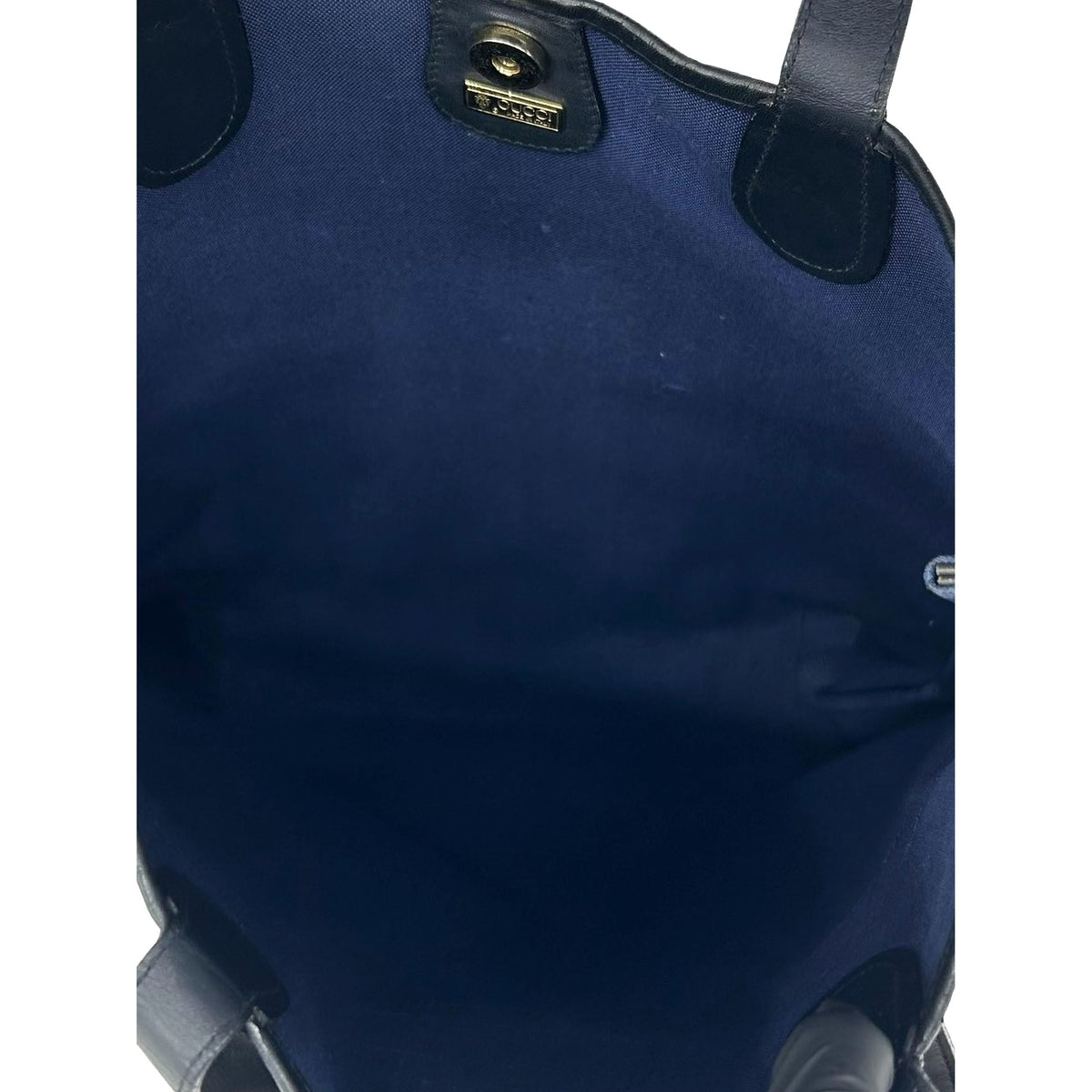 Gucci Micro GG Supreme Web Tote — Gray
