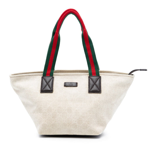 Gucci GG Canvas Web Tote