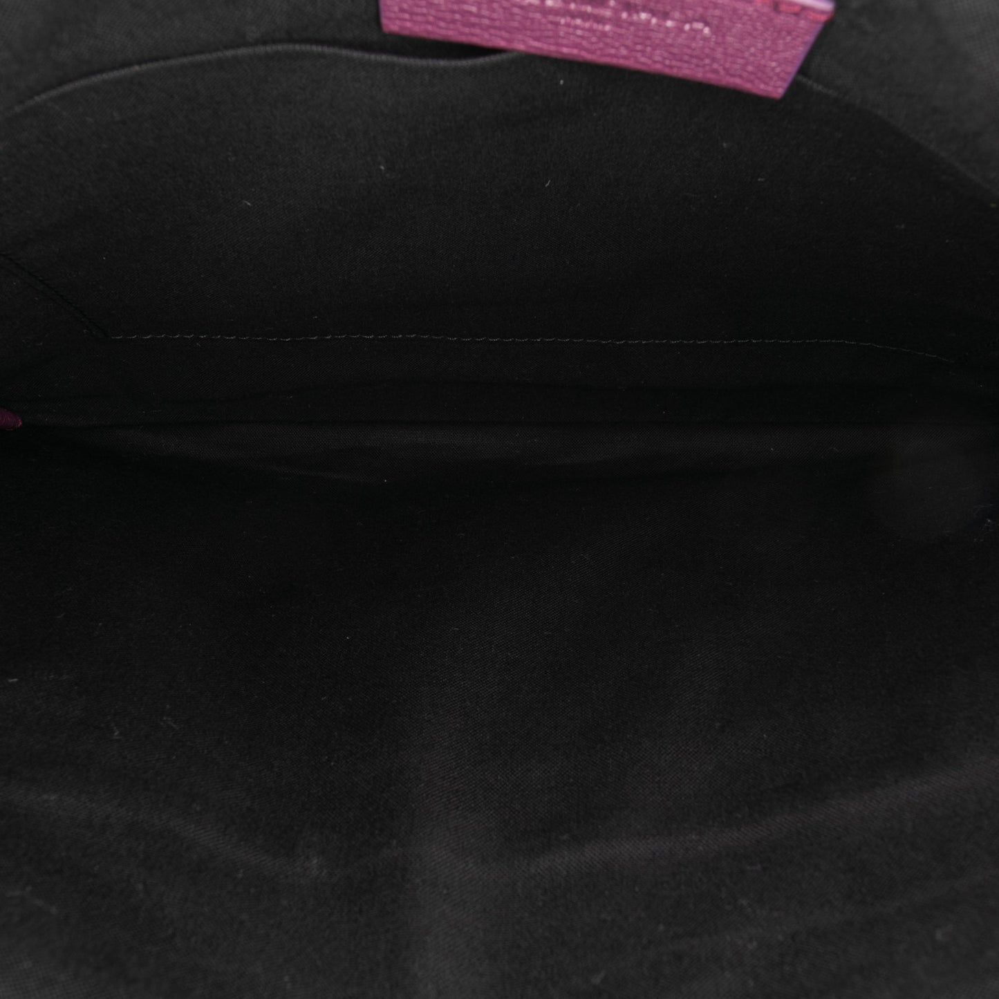 Balenciaga Goatskin Motocross Classic Metallic Edge Clutch