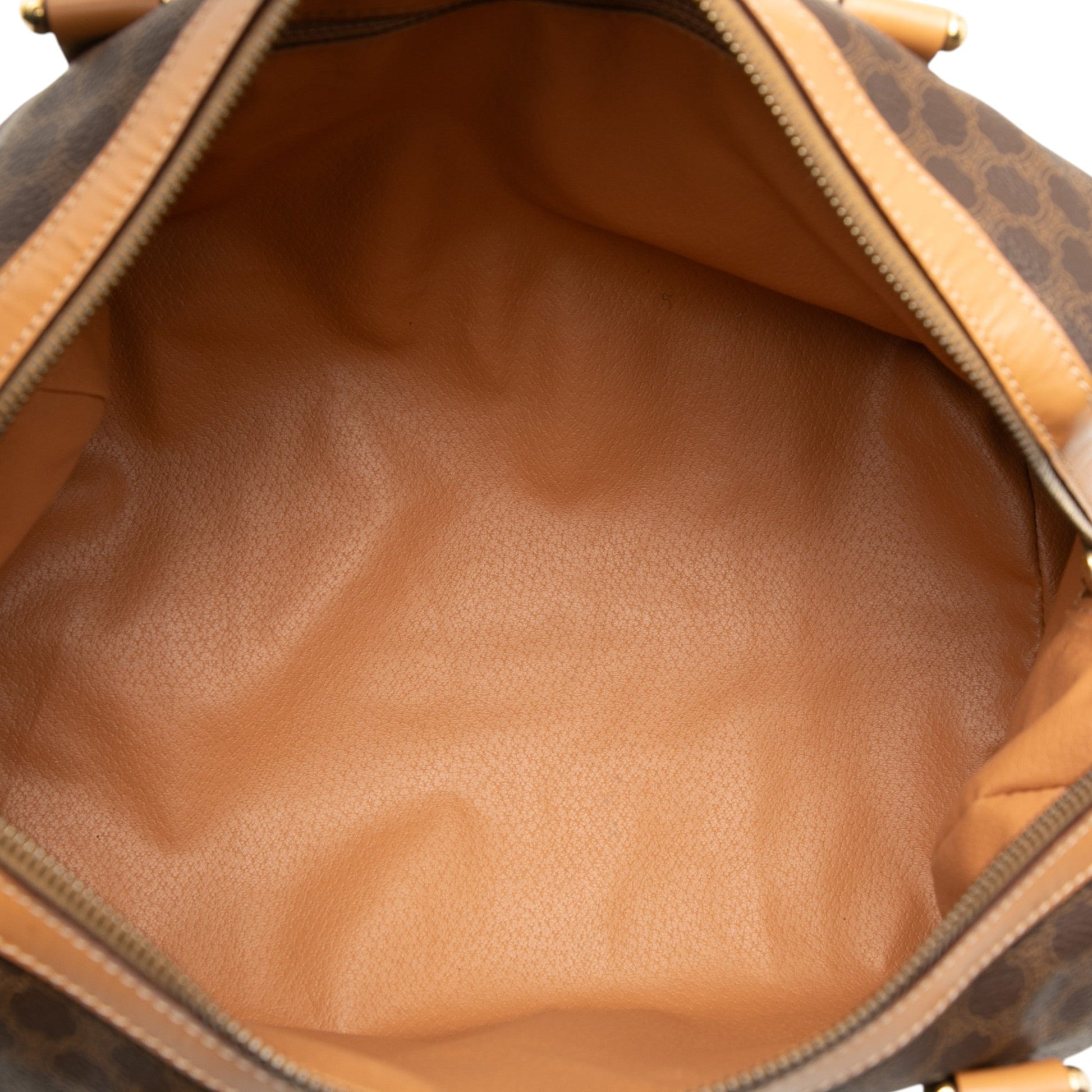 Celine Macadam Coated Canvas Boston Bag