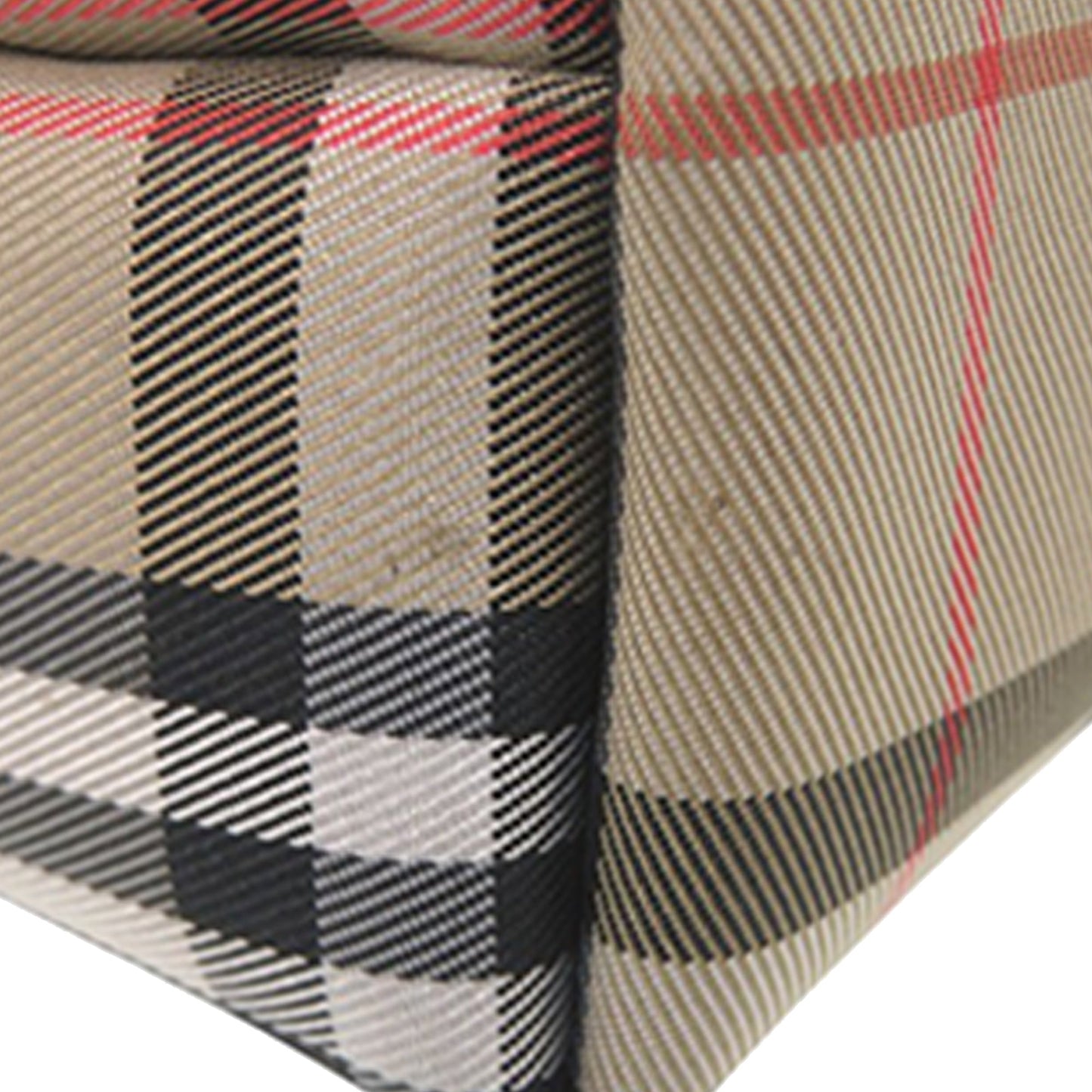 House Check Nylon Handbag