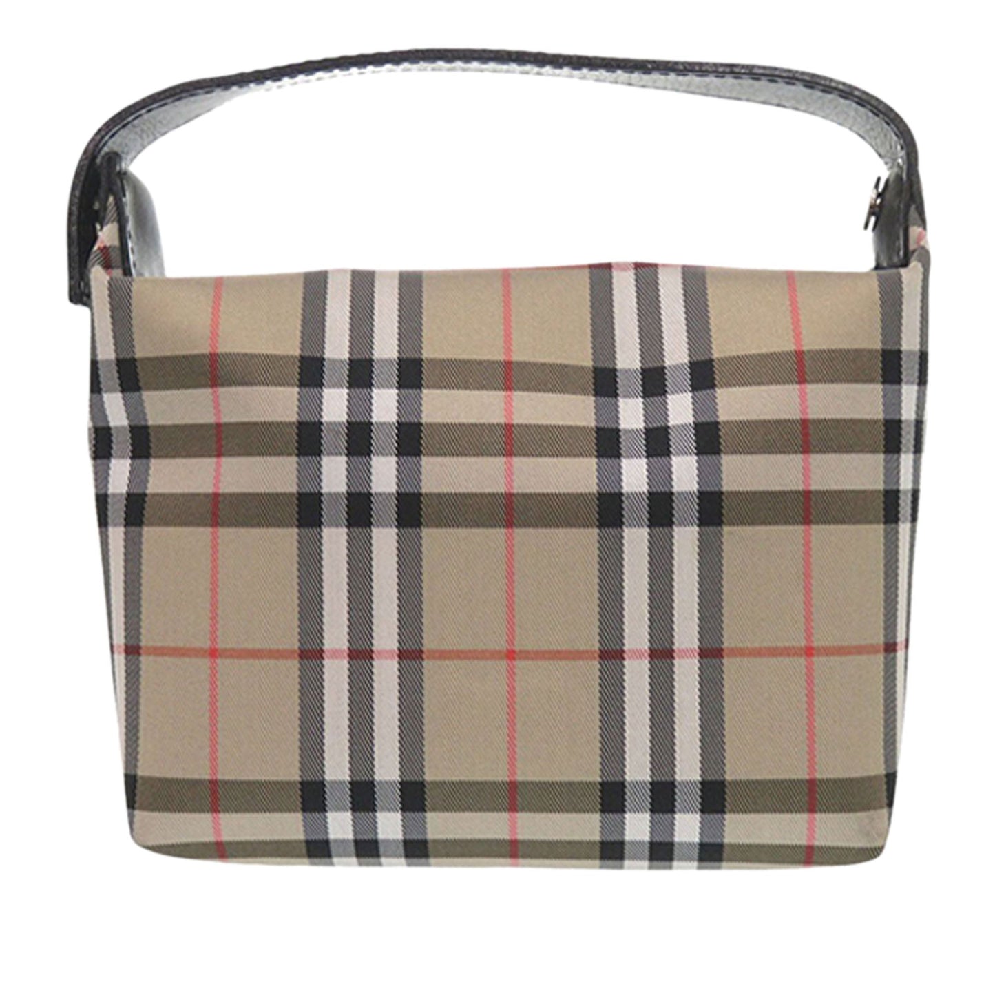 House Check Nylon Handbag