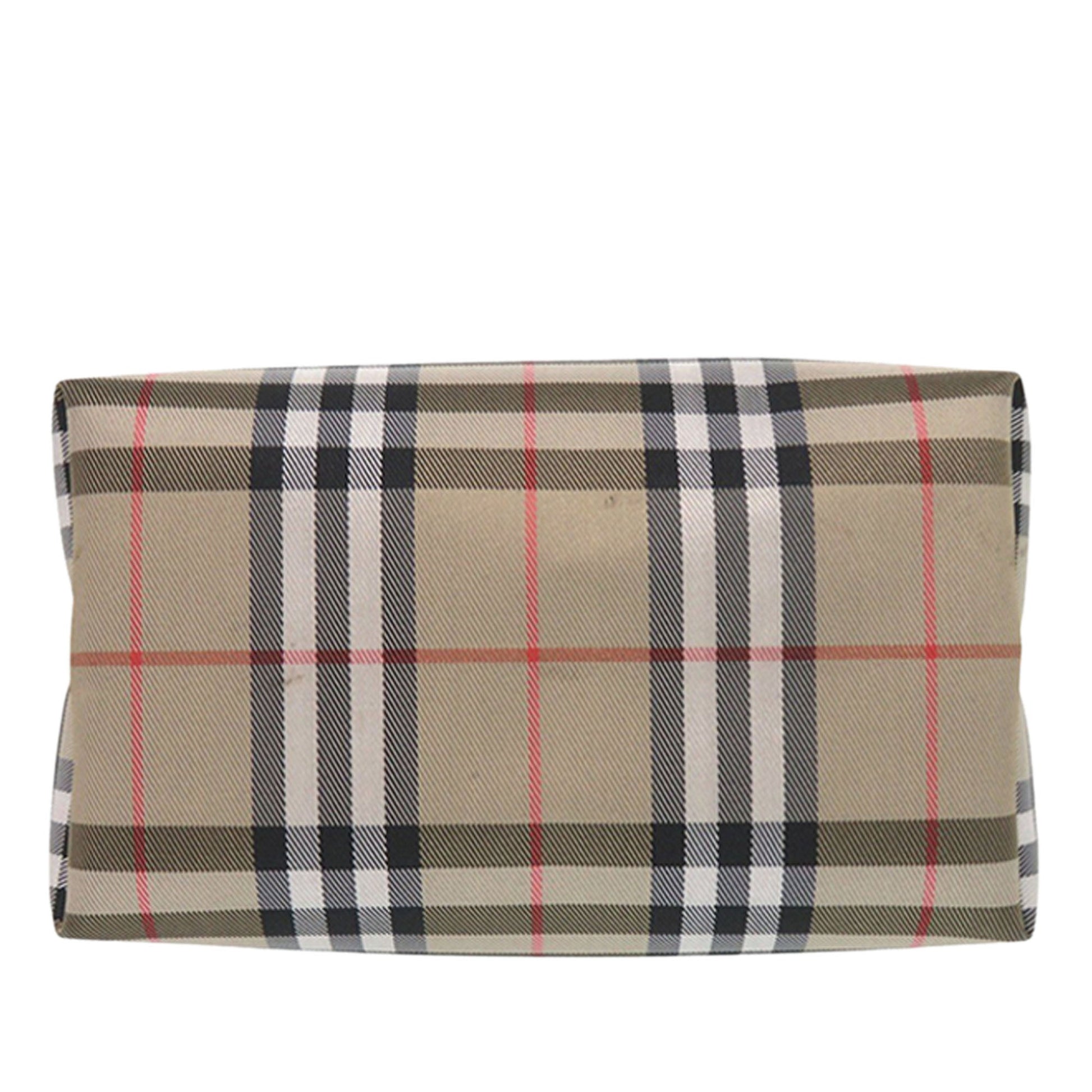 House Check Nylon Handbag