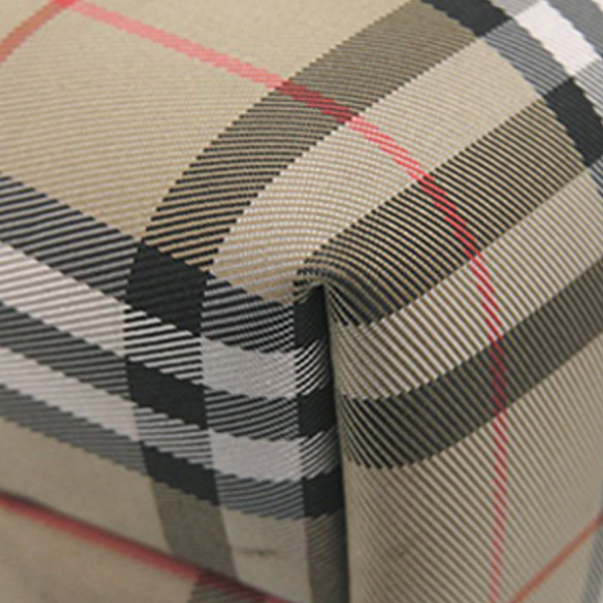 House Check Nylon Handbag