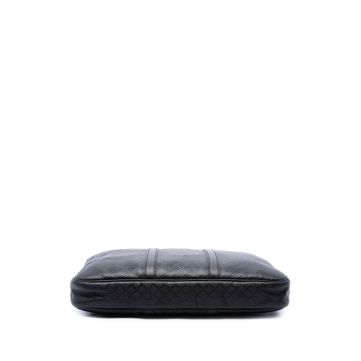 Gucci Diamante Calfskin Business Bag — Black