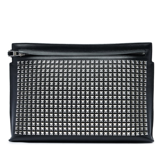 LOEWE Studded Calfskin T Clutch