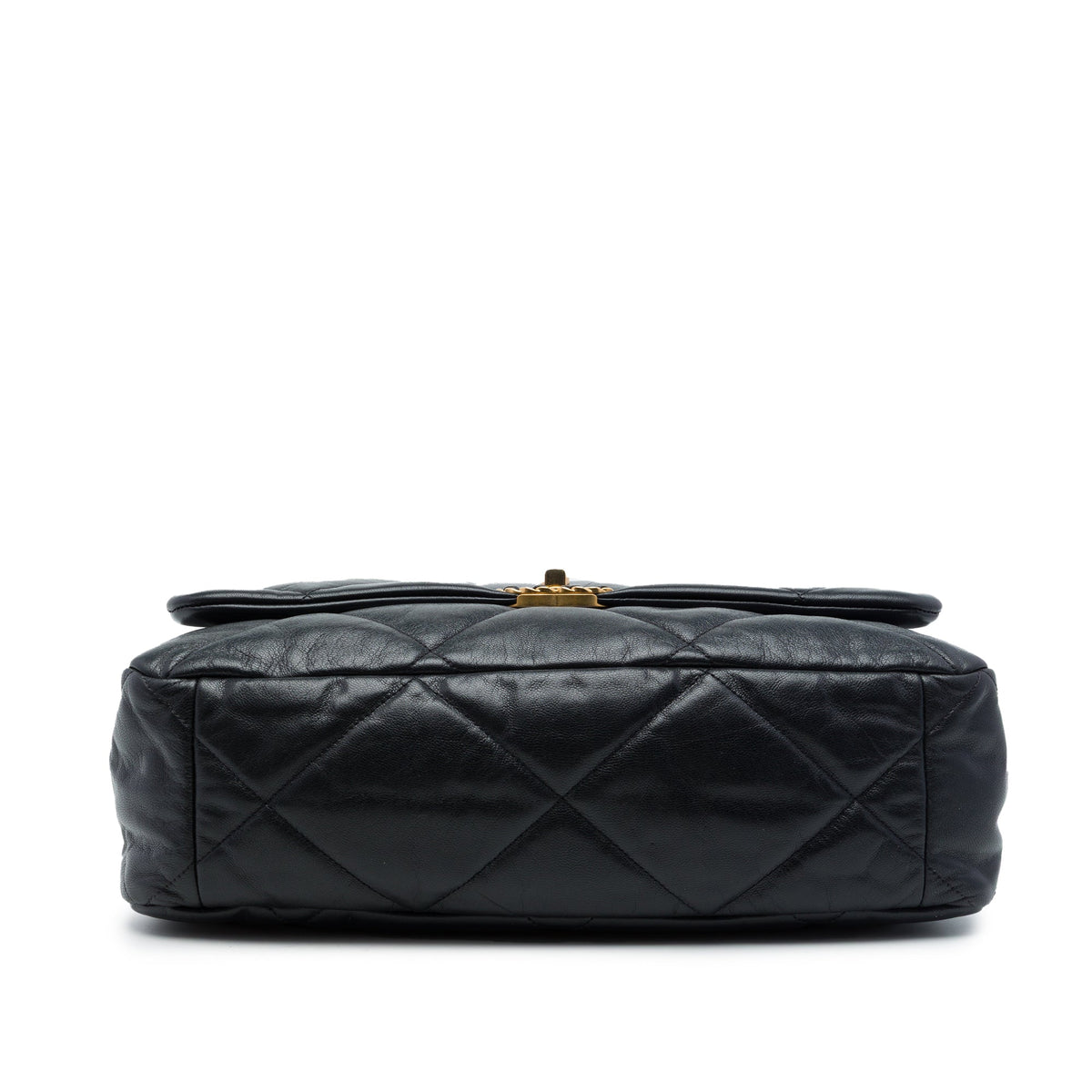 Chanel Maxi Lambskin 19 Flap — Black