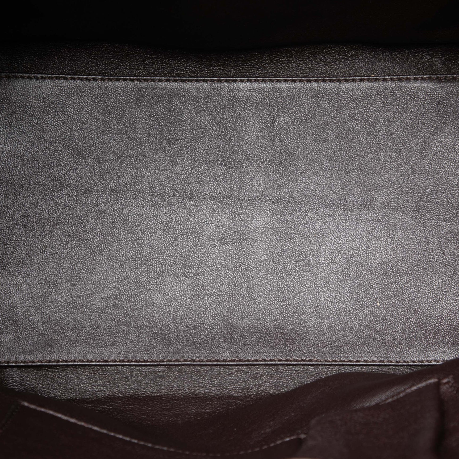 Celine Mini Tricolor Canvas and Leather Luggage Tote