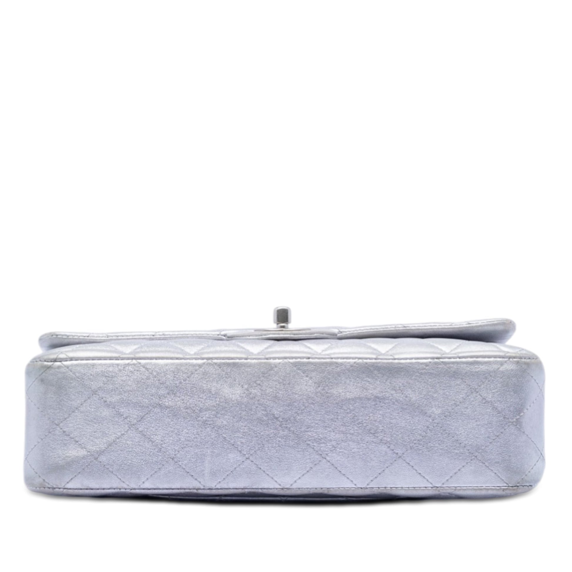 Chanel Medium Classic Metallic Lambskin Double Flap