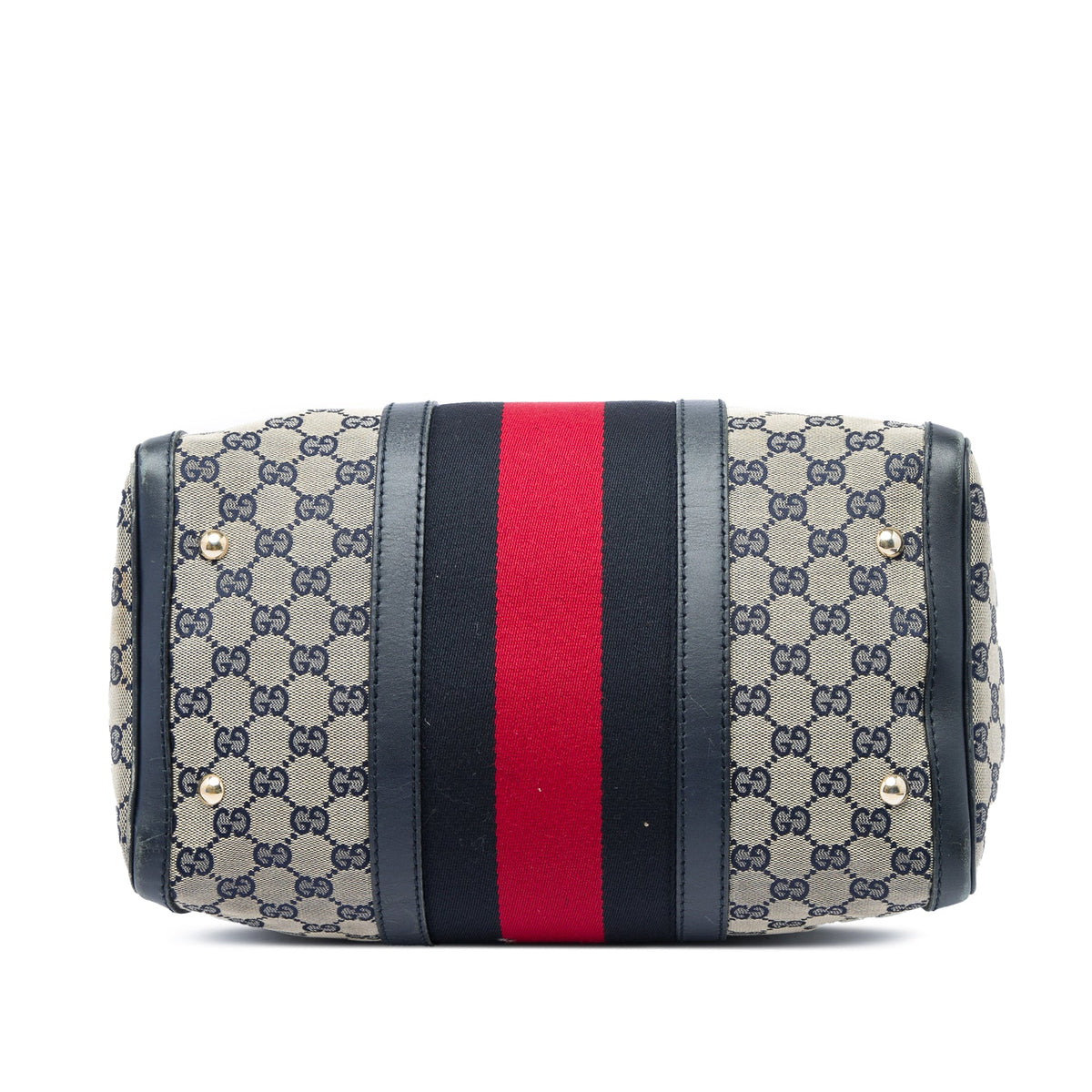 Gucci Medium GG Canvas Web Joy Boston Bag
