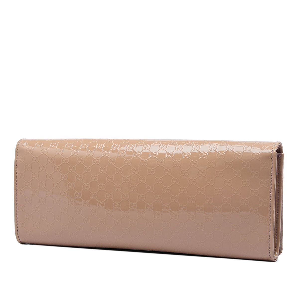 Gucci Microguccissima Patent Broadway Clutch