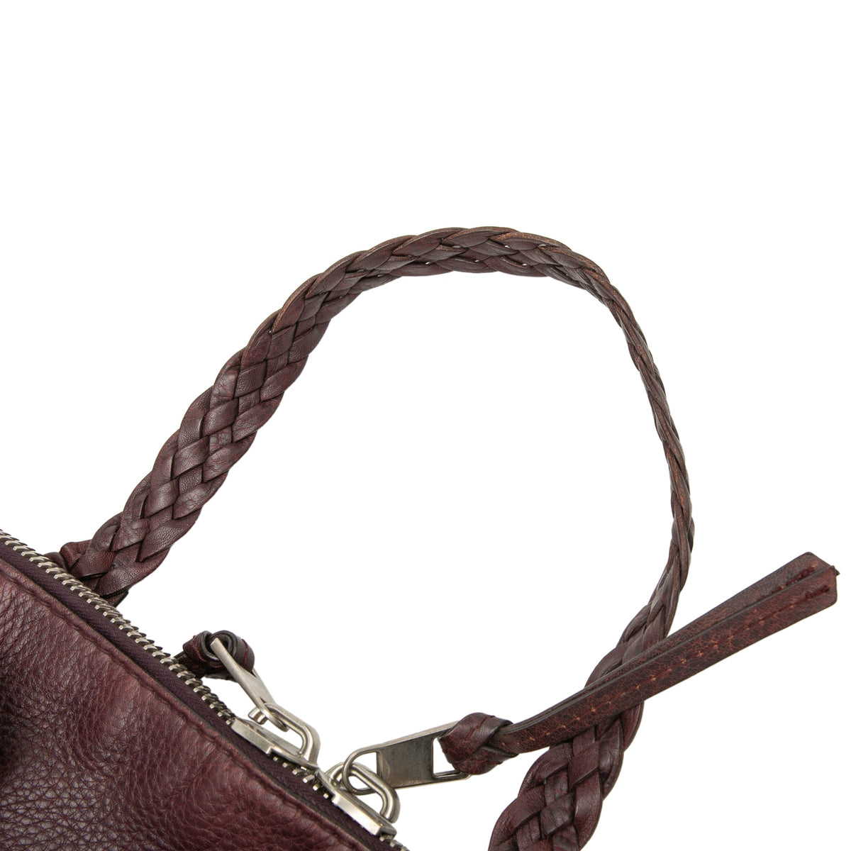 Gucci Medium Leather Bamboo Bar Tote