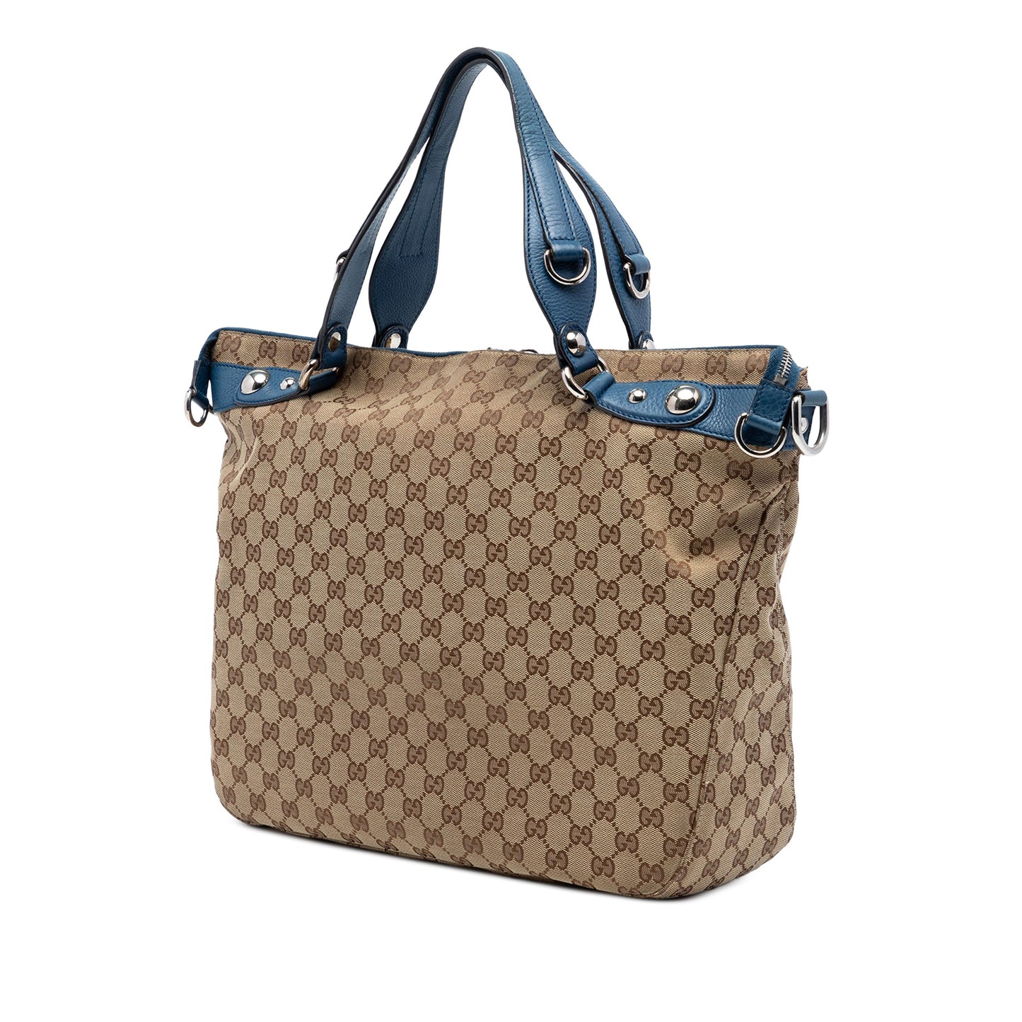 Gucci Large GG Canvas Icon Bit Satchel