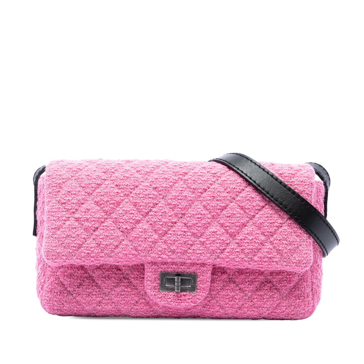 Chanel Small Quilted Tweed Reissue 2.55 Easy Messenger Flap