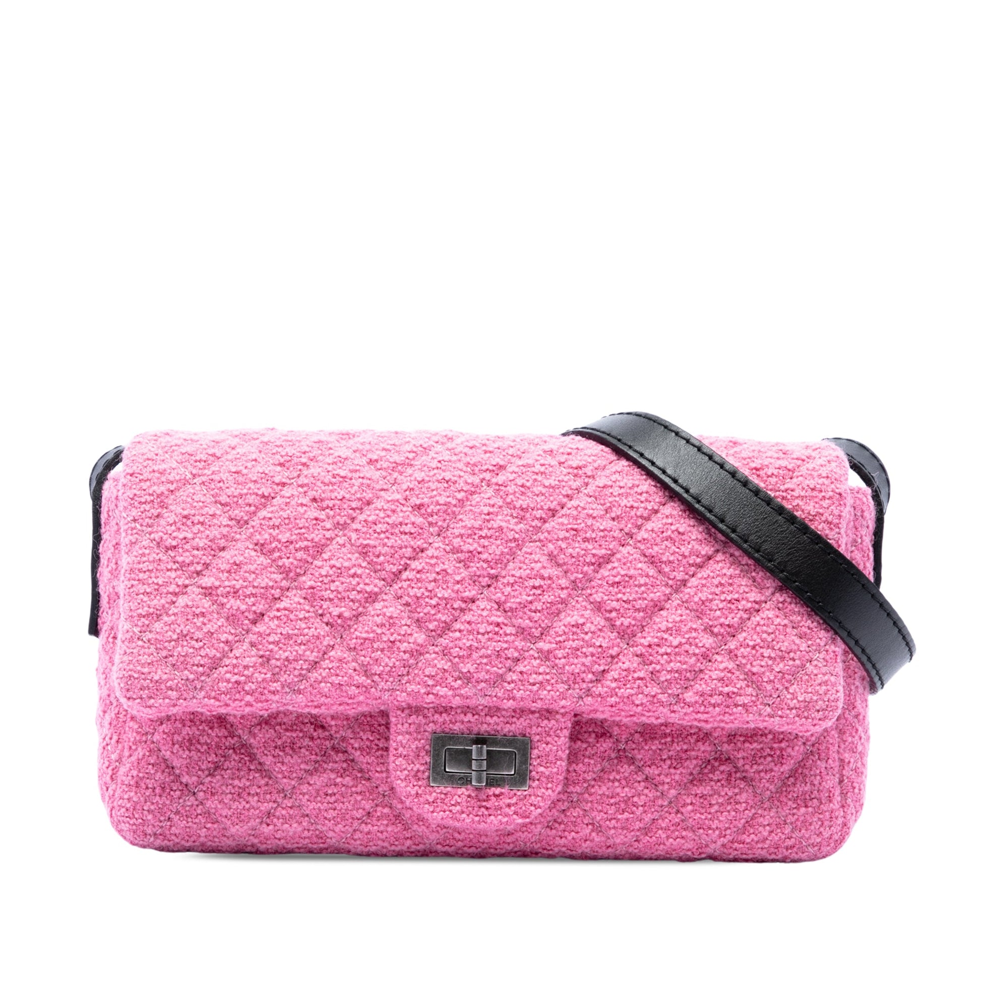 Chanel Small Quilted Tweed Reissue 2.55 Easy Messenger Flap