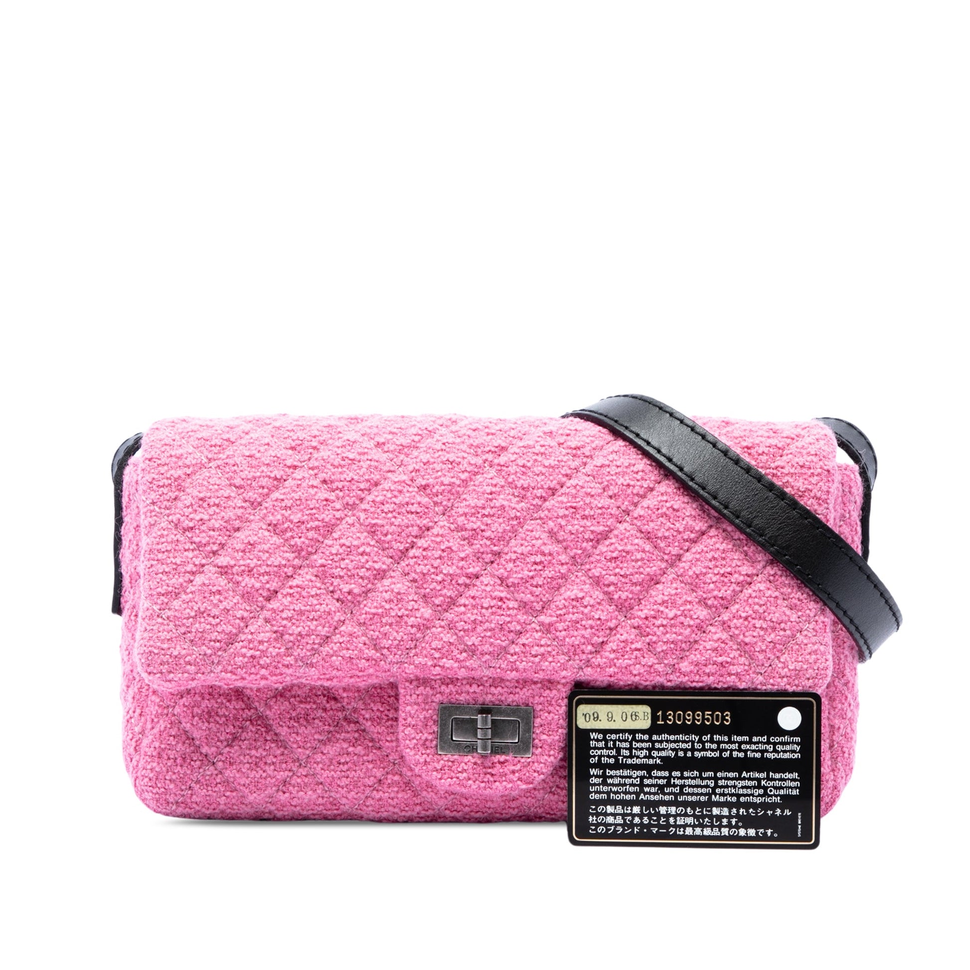 Chanel Small Quilted Tweed Reissue 2.55 Easy Messenger Flap