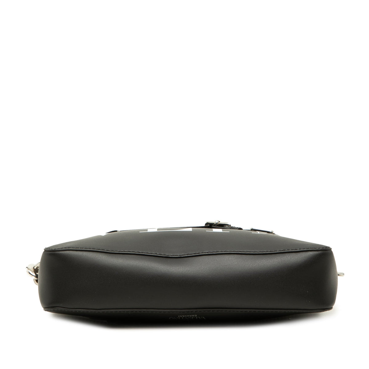 Valentino Leather VLTN Crossbody — Black