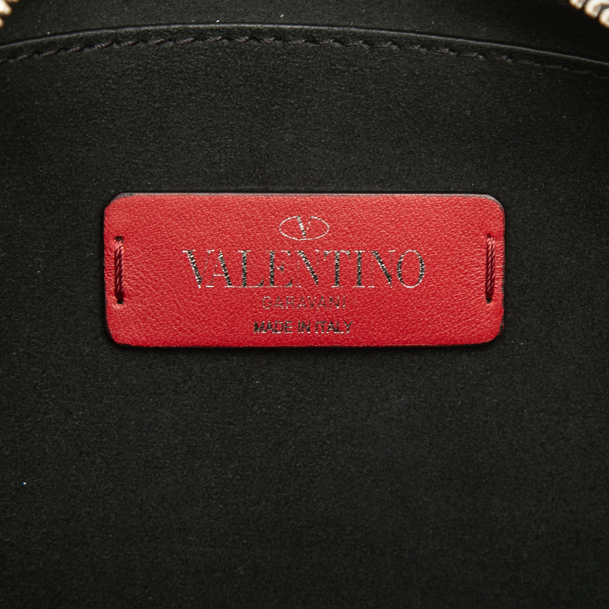 Valentino Leather VLTN Crossbody — Black