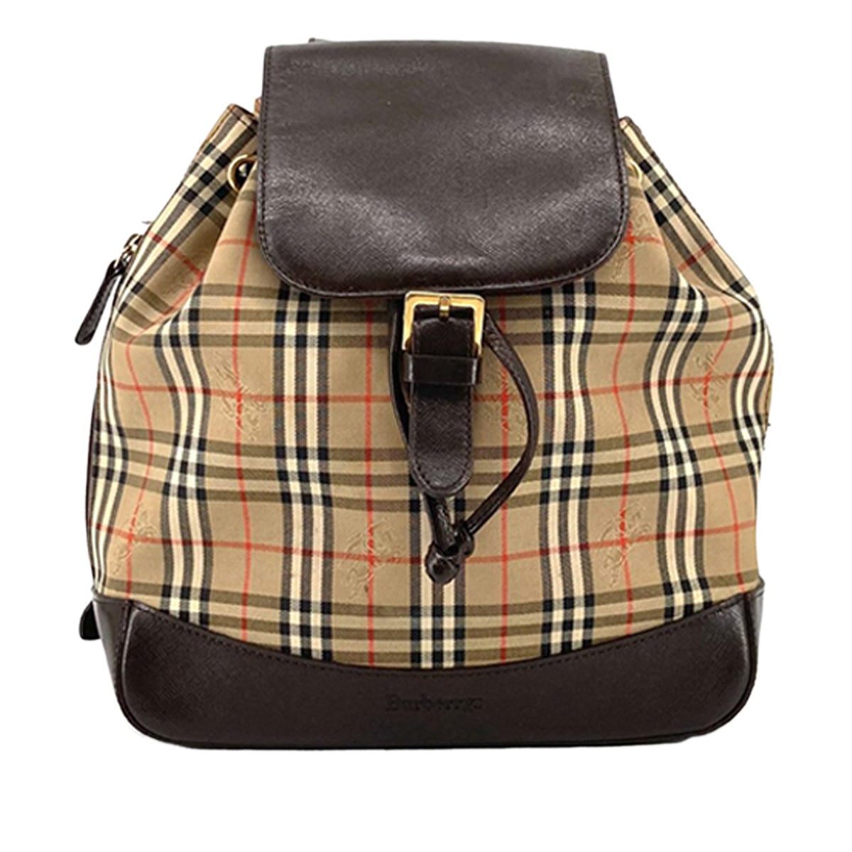 Burberry Haymarket Check Canvas Backpack