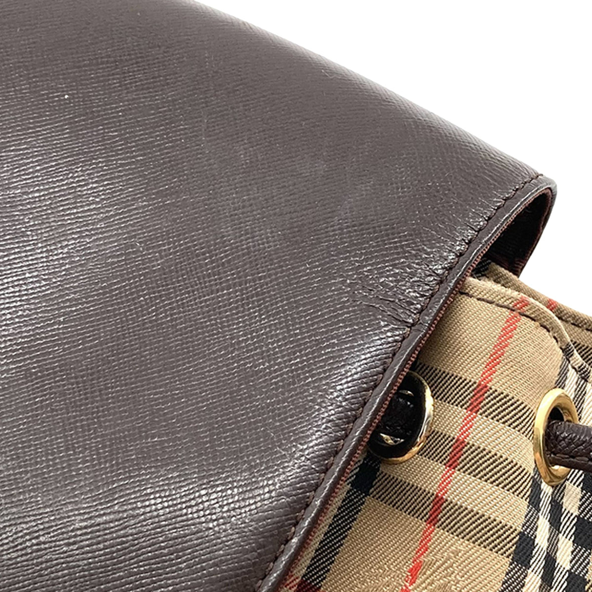 Burberry Haymarket Check Canvas Backpack