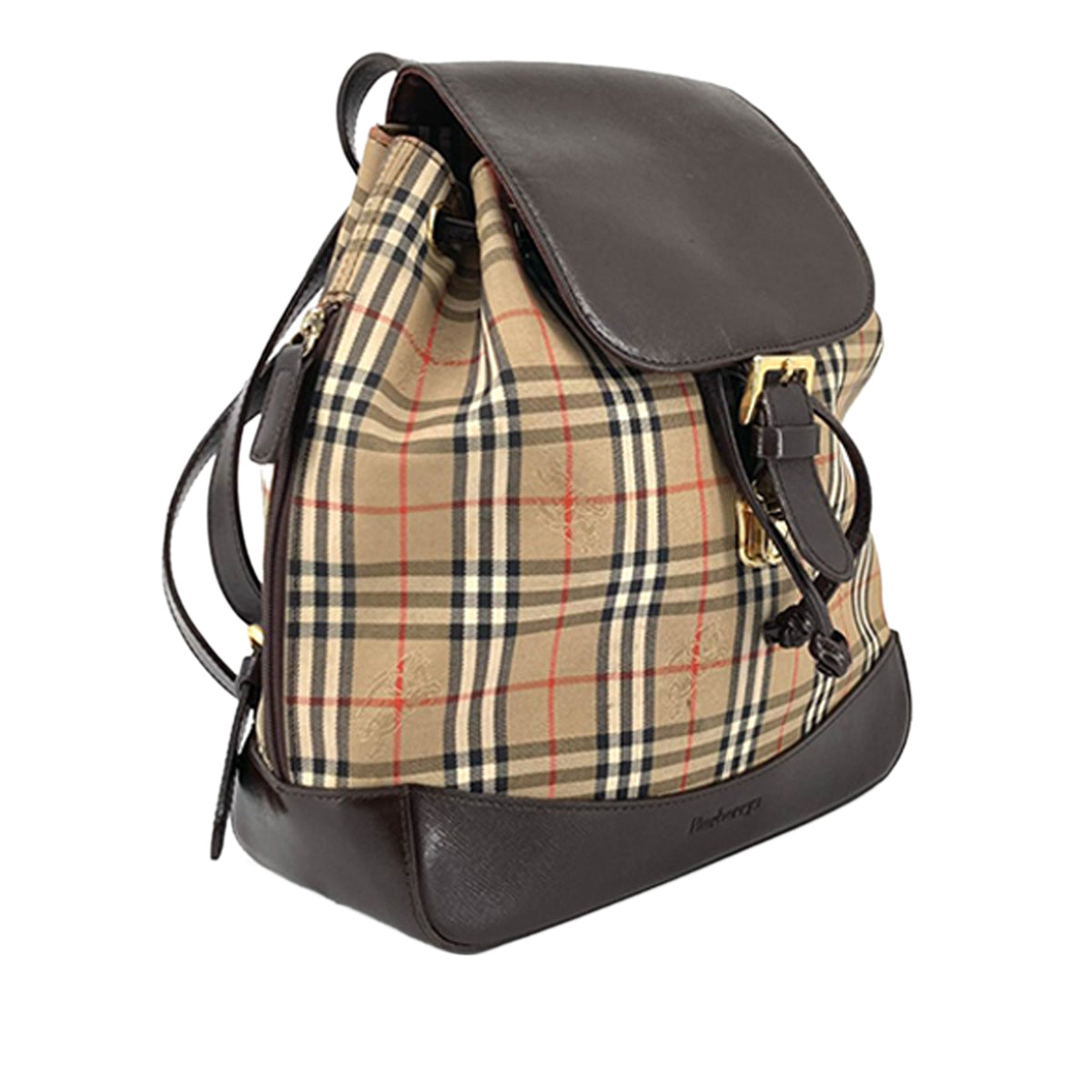 Burberry Haymarket Check Canvas Backpack