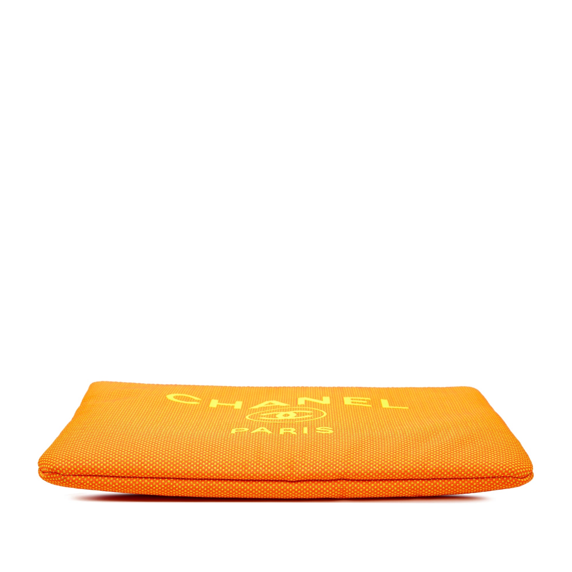 Chanel Medium Mixed Fiber Deauville O Case Clutch