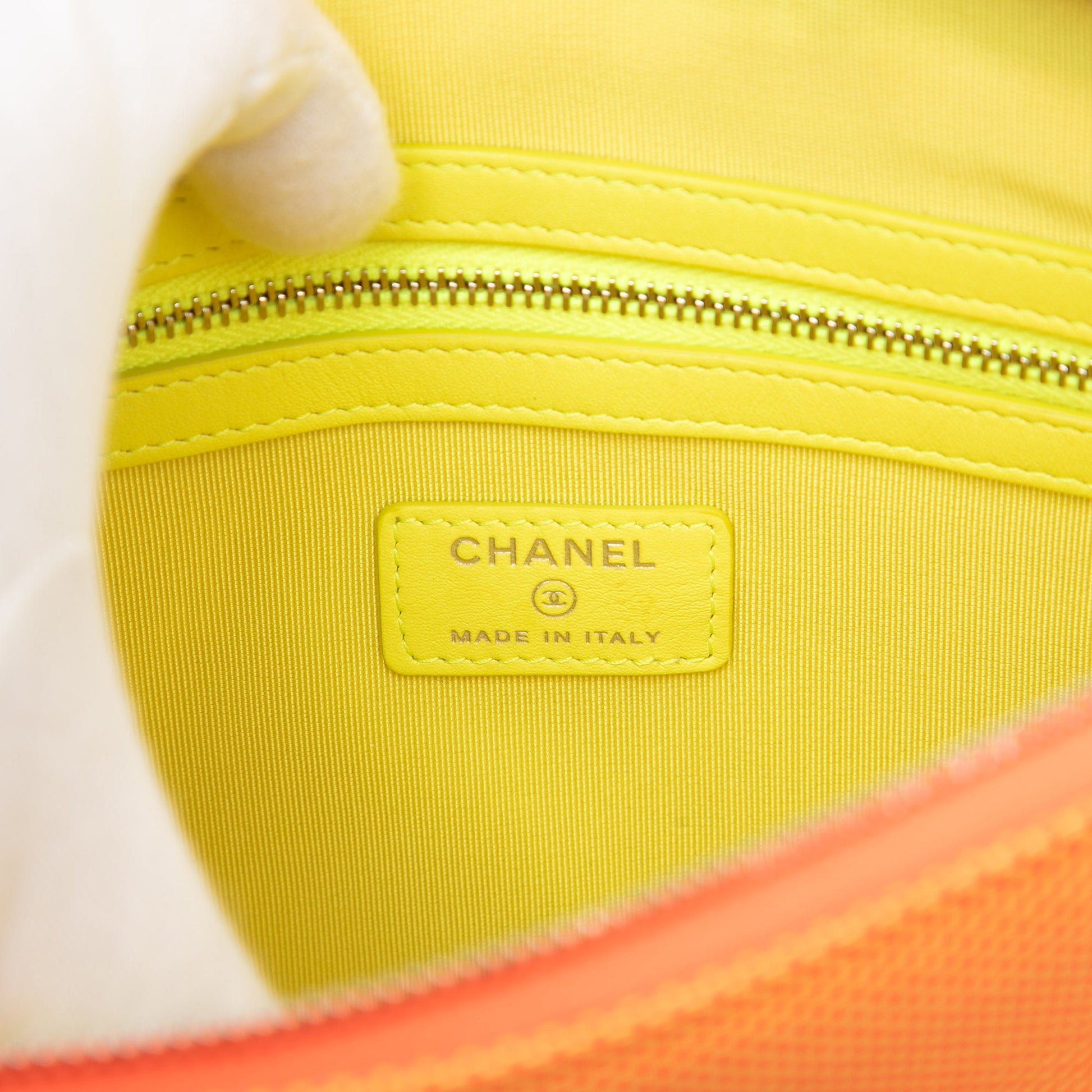 Chanel Medium Mixed Fiber Deauville O Case Clutch