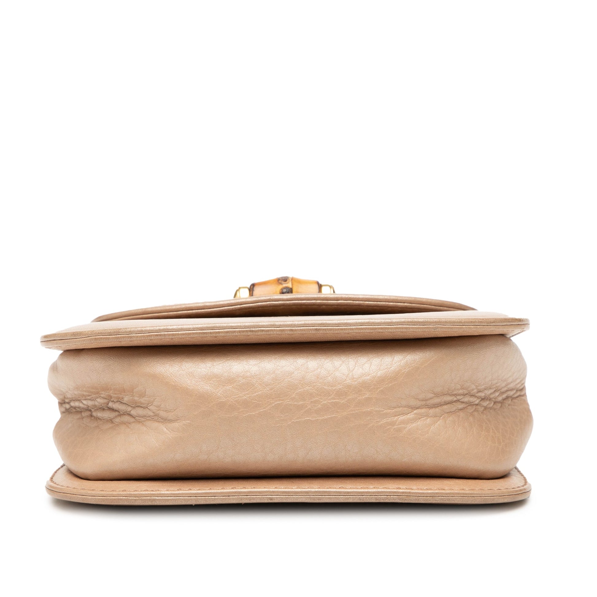 Gucci Mini Metallic Calfskin Bamboo Night