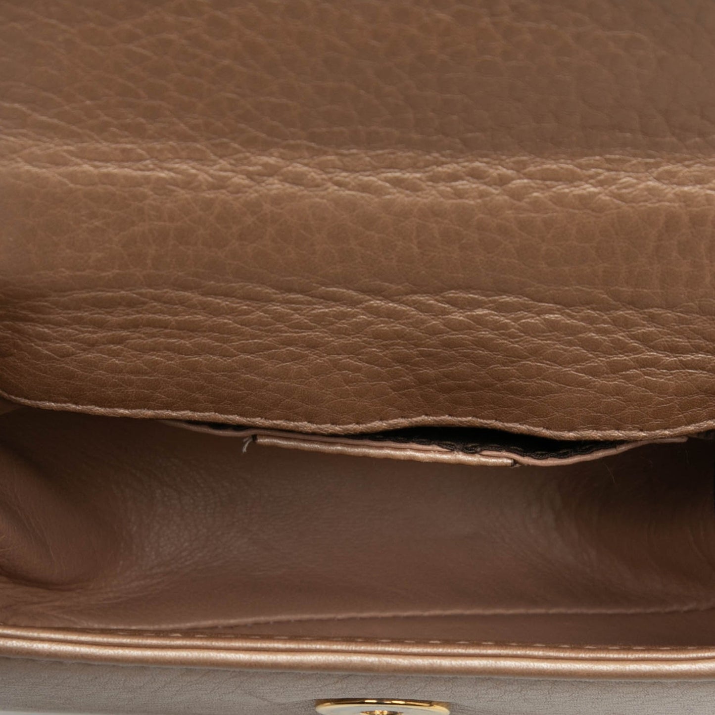 Gucci Mini Metallic Calfskin Bamboo Night