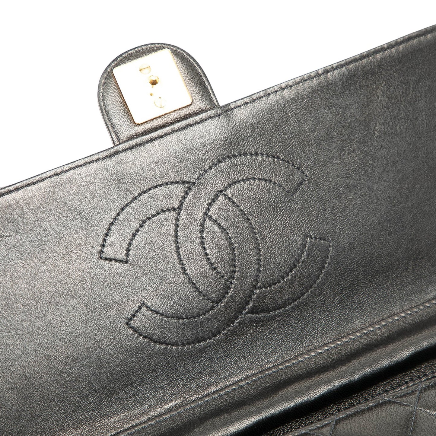 Chanel Medium CC Quilted Lambskin Single Flap