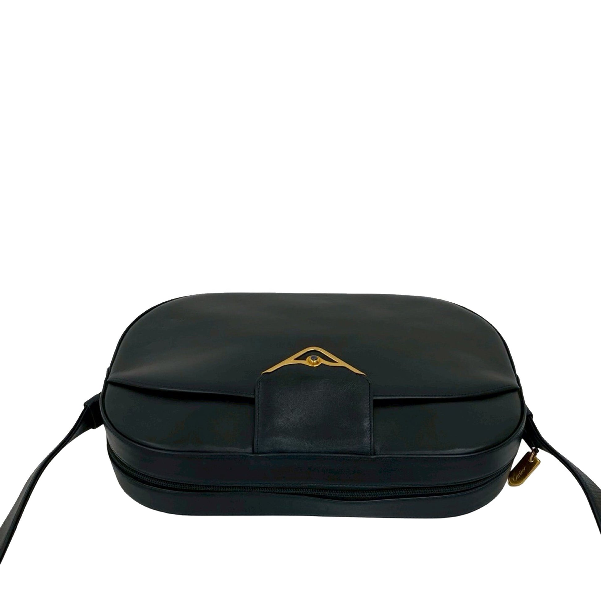 Cartier Leather Sapphire Line Crossbody