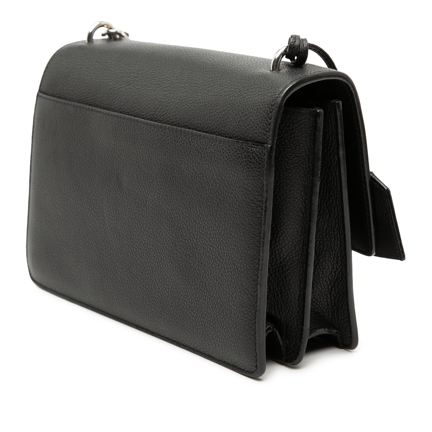 Saint Laurent Medium Grained Calfskin Monogram Sunset Crossbody