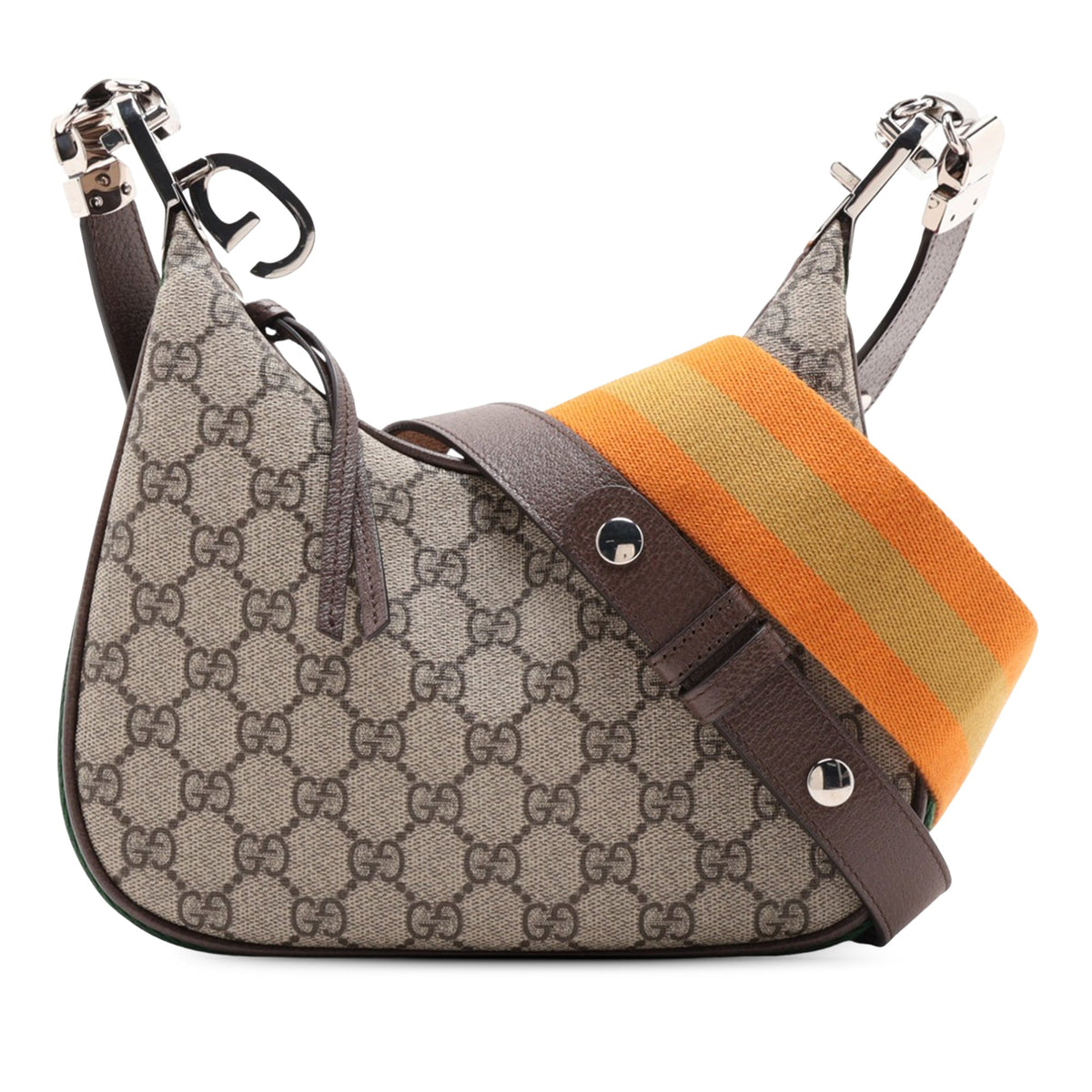 Gucci Small GG Supreme Web Attache Crossbody