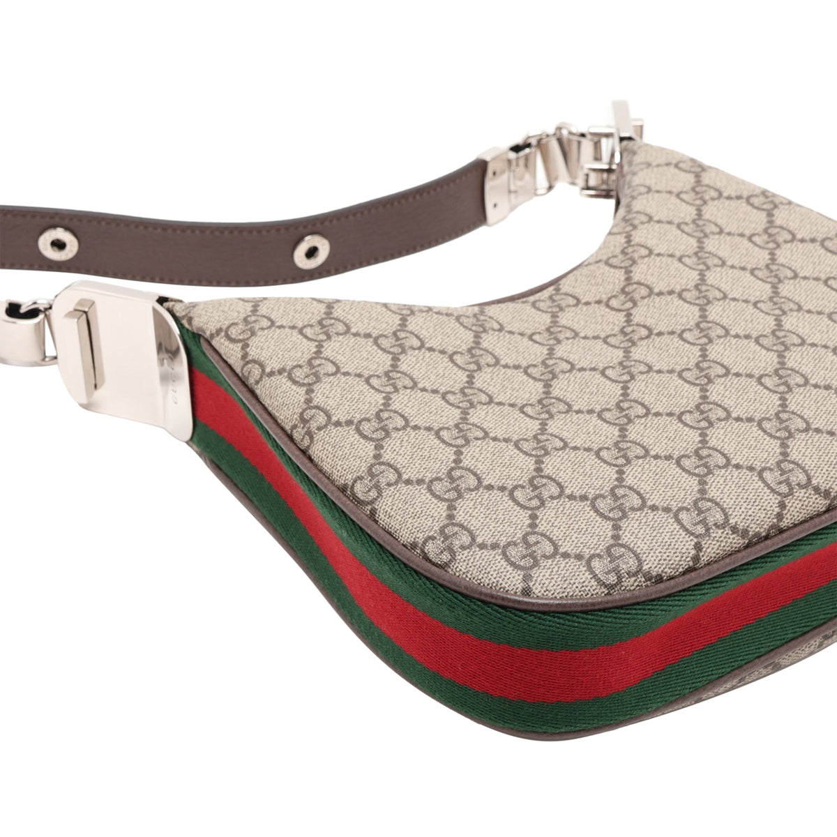 Gucci Small GG Supreme Web Attache Crossbody