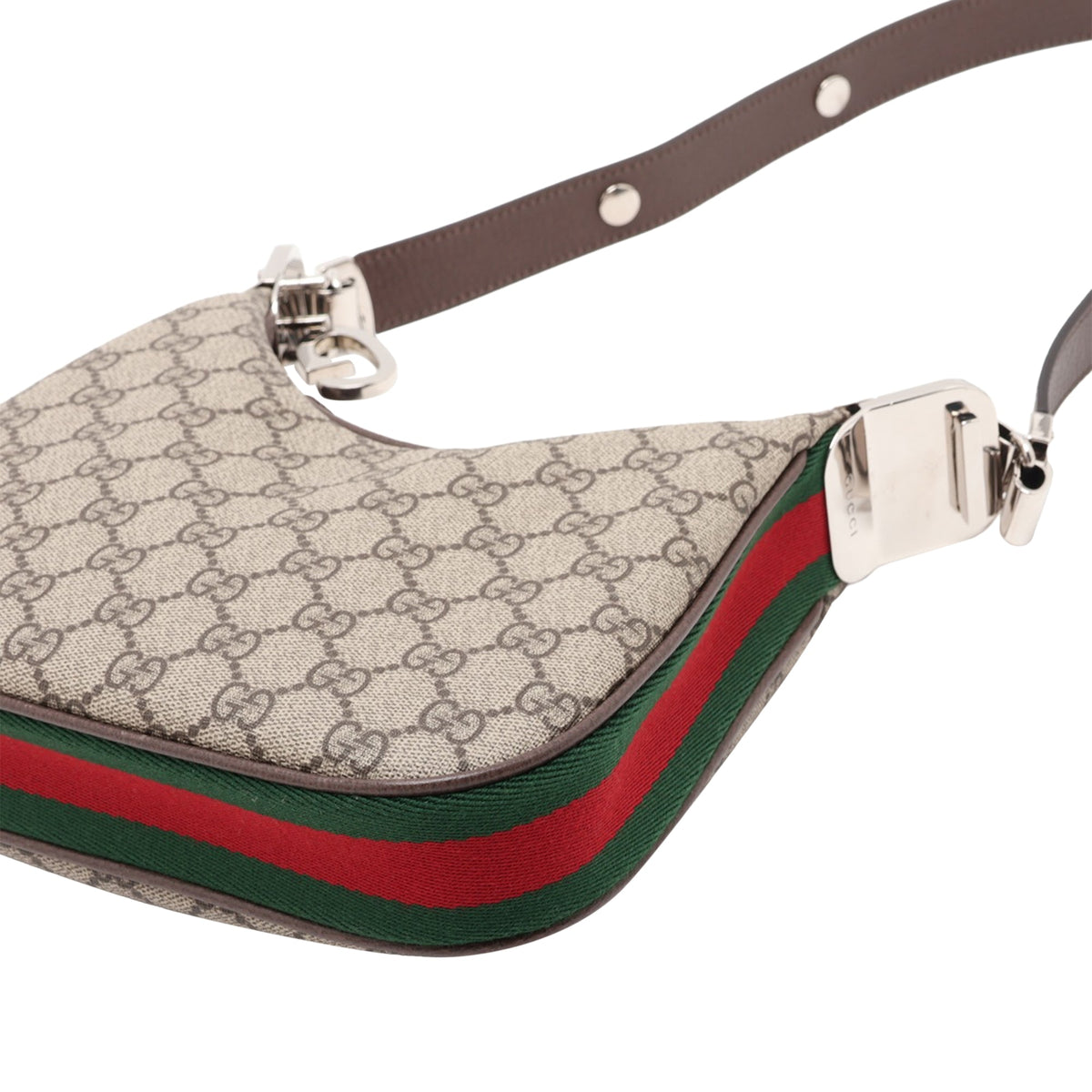 Gucci Small GG Supreme Web Attache Crossbody