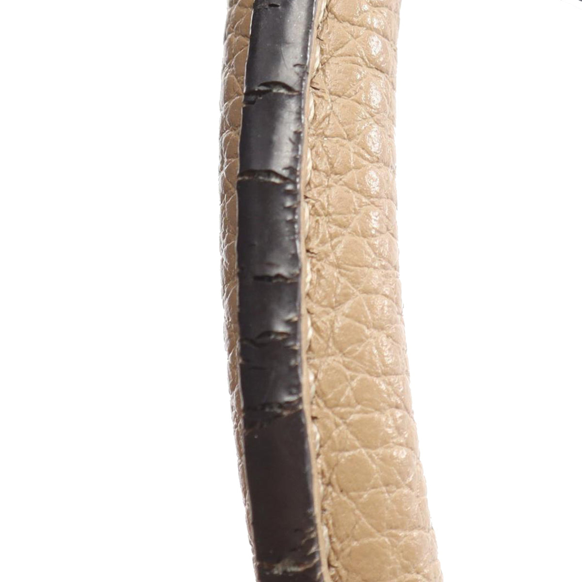 Celine Nano Leather Luggage Tote — Beige
