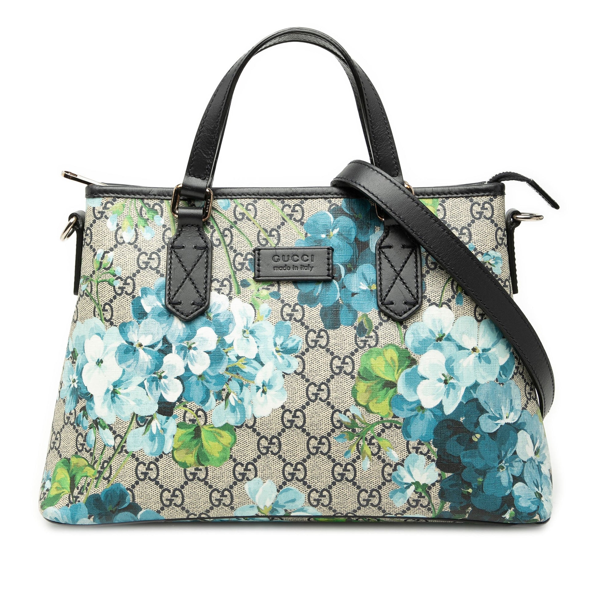 Gucci GG Supreme Blooms Zippered Tote