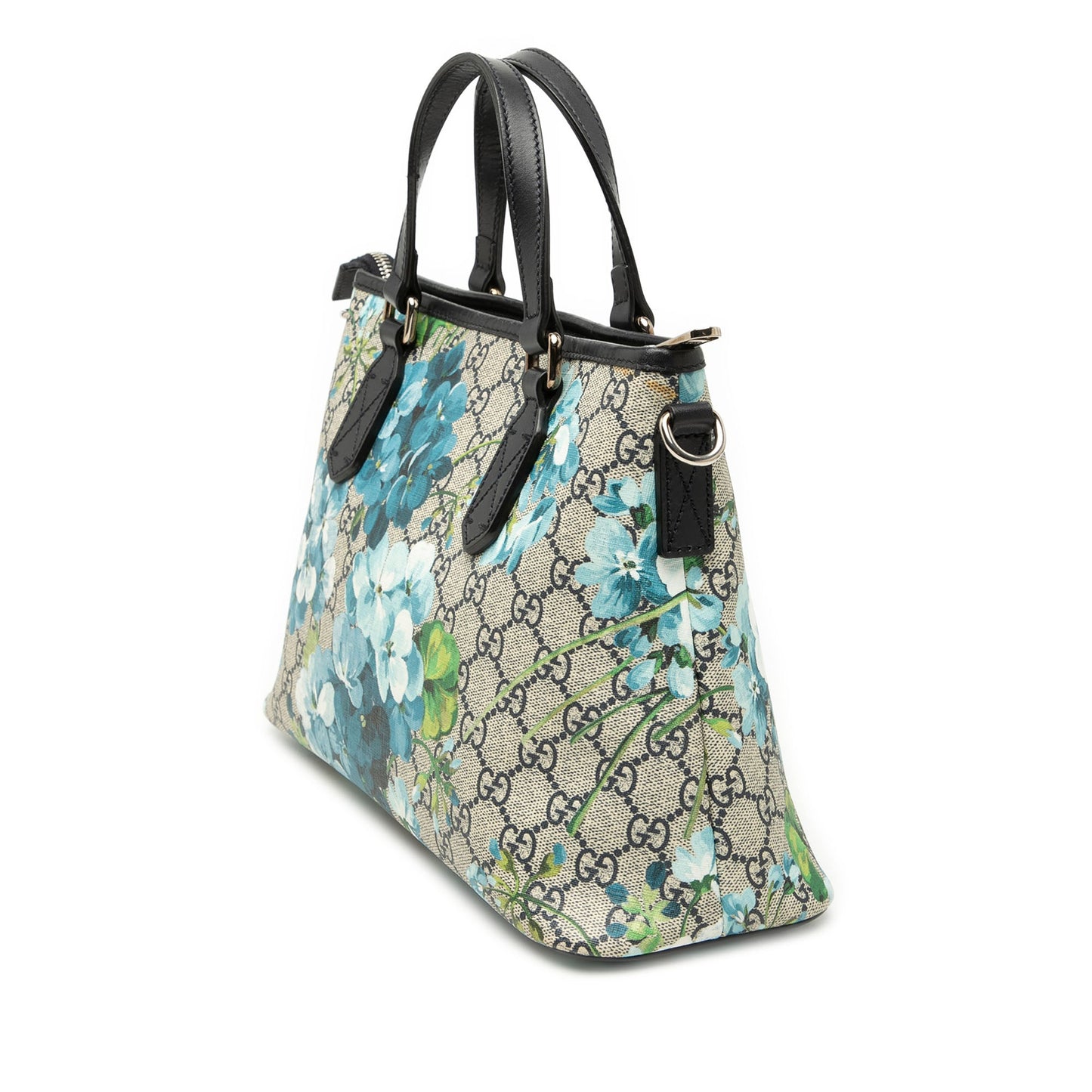 Gucci GG Supreme Blooms Zippered Tote