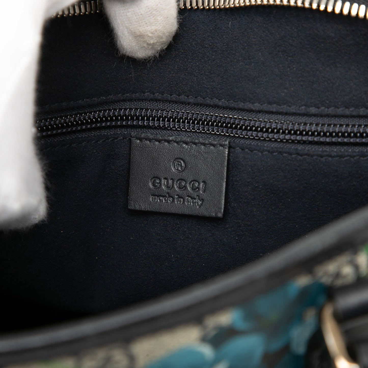 Gucci GG Supreme Blooms Zippered Tote