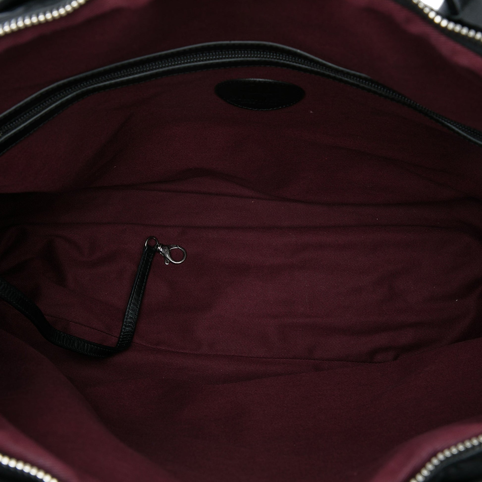 Chanel Extra Large Quilted Coated Canvas Expandable Zip Travel Bag