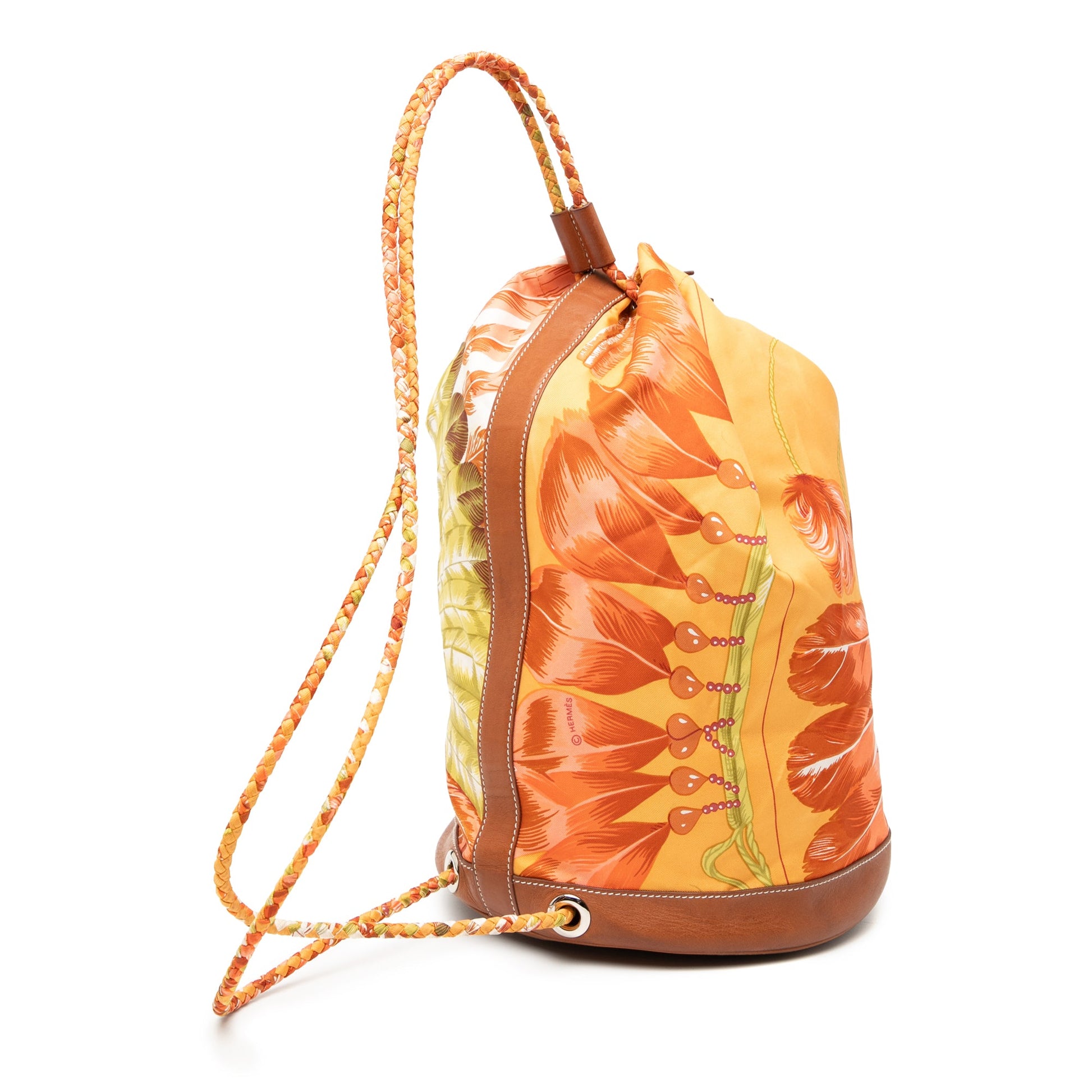 Hermès Silk Flamingo Party Sac Soie Cool 22