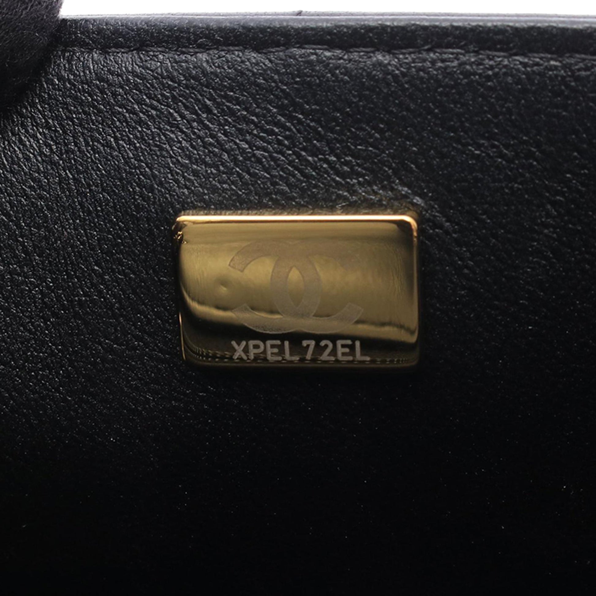 Chanel Mini Square Lambskin Chocolate Bar Flap