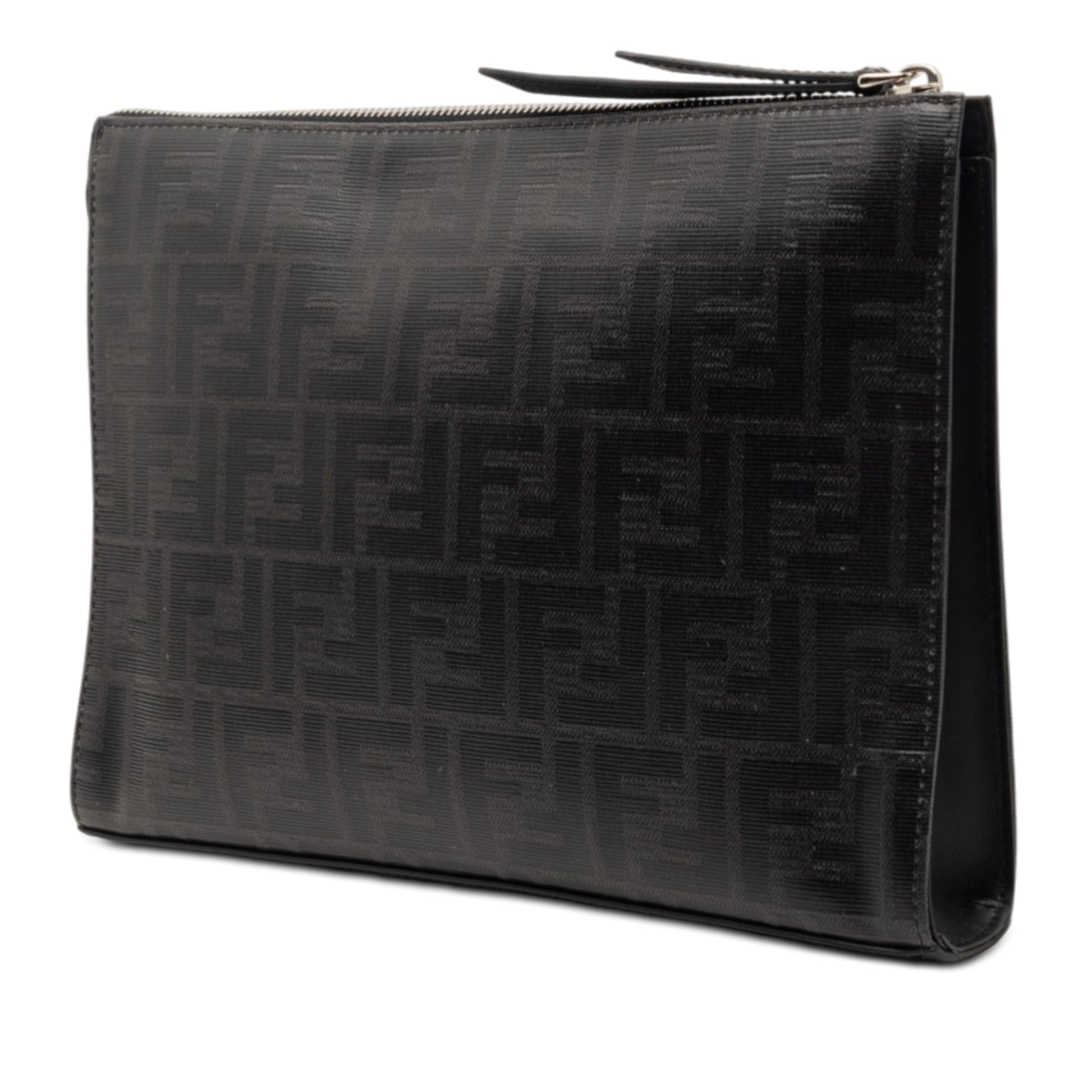 Zucca Coated Canvas Clutch
