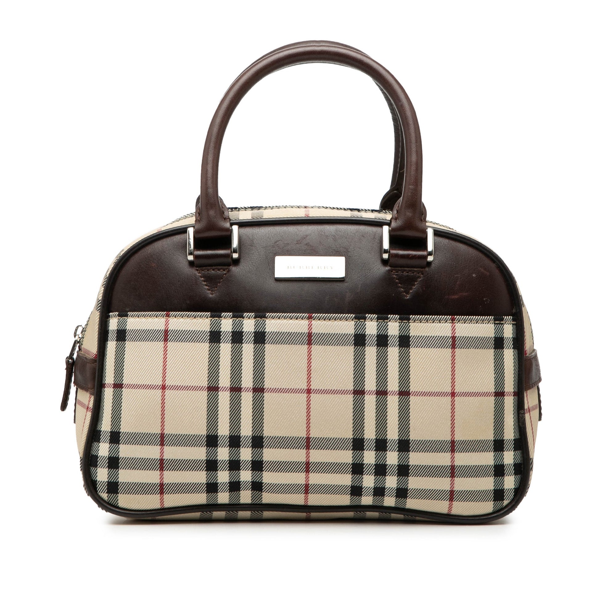 Burberry House Check Canvas Handbag