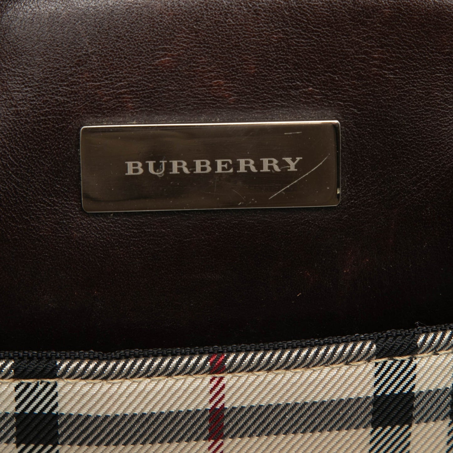 Burberry House Check Canvas Handbag